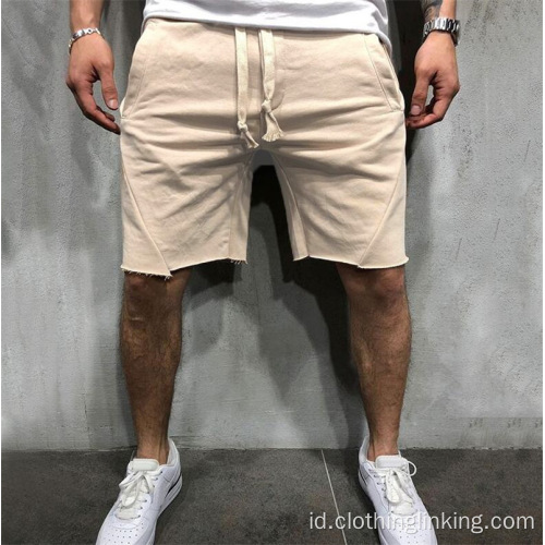 Celana Pendek Santai Gym Sport Pria dengan Kantong